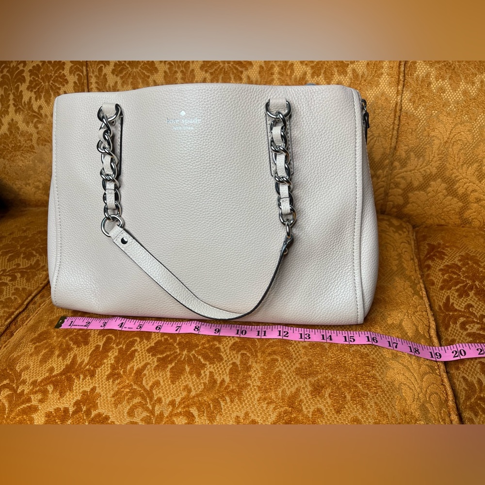 Kate Spade light pink pebbled leather large tote - Picture 3 of 13
